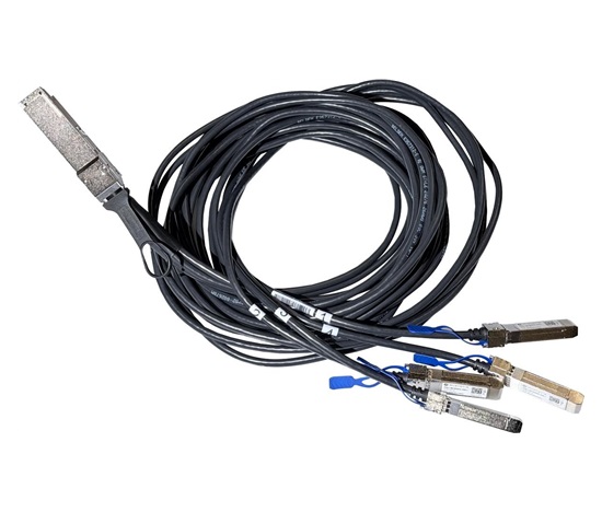 MikroTik DQ+BC0003-DS+, QSFP56 200G na 4x SFP56 50G DAC kabel