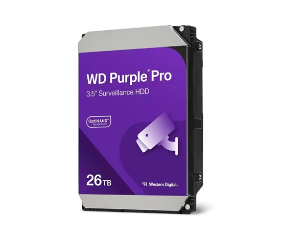 WD PURPLE PRO WD260PURP 26TB, SATA III 3.5", 512MB 7200RPM, 287MB/s, CMR