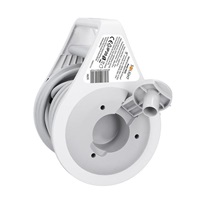 Solight prodlužovací přívod na bubnu 10m, USB A+C, 2 zásuvky, šedý kabel, 3x 1,0mm2