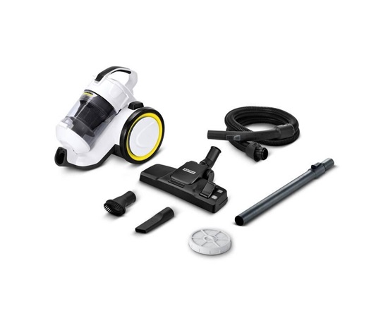 BAZAR - Karcher VC 3 podlahový vysavač, 700 W, HEPA filtr, bezsáčkový, 76 dB, prachová nádoba 0,9 l,Rozbaleno (Komplet)