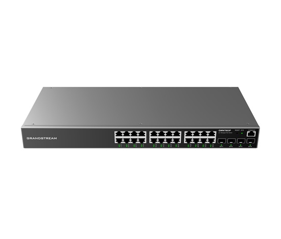 Grandstream GWN7803P Layer 2+ Managed Network PoE Switch 24 portů / 4 SFP