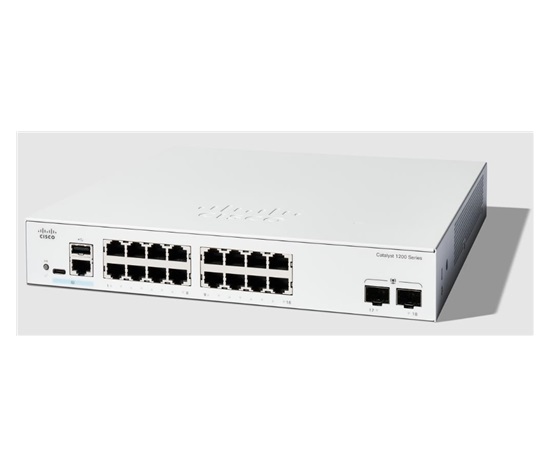 BAZAR - Cisco Catalyst switch C1200-16T-2G (16xGbE,2xSFP,fanless) - REFRESH - rozbaleno