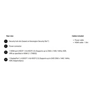 DELL LCD SE2726D - 27"/FQHD/IPS/2560x1440/16:9/144Hz/8ms/1500:1/300 cd/m2/HDMI/DP/VESA/3YNBD (210-BVSG)