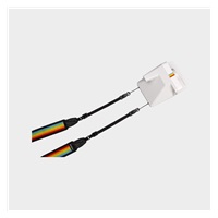 Polaroid Camera Strap Flat Rainbow Black