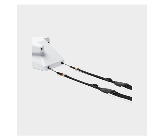 Polaroid Camera Strap Flat Black & White