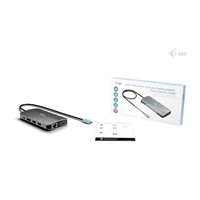 i-tec USB-C Metal Nano 3x Display (DP, HDMI and VGA) Docking Station, PD 100 W