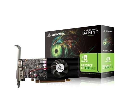 ARKTEK VGA NVIDIA GeForce GT 1030 2GB, GT 1030, 2GB GDDR5, 1xHDMI, 1xDVI