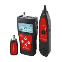 BAZAR - LAN Cable Tester TLCD76 s LCD, koax, Cat3/Cat5E/Cat6, UTP/STP, USB, sonda - POŠKOZENÝ OBAL