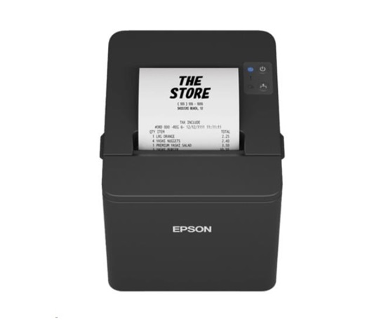POŠKOZENÝ OBAL - Epson TM-T20IV, USB, RS232, LAN, 8 dots/mm (203 dpi), řezačka, černá
