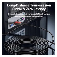 BAZAR - PREMIUMCORD Ultra High Speed HDMI 2.1 optický fiber kabel 8K@60Hz, zlacené 15m - Poškozený obal (Komplet)