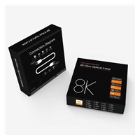 BAZAR - PREMIUMCORD Ultra High Speed HDMI 2.1 optický fiber kabel 8K@60Hz, zlacené 15m - Poškozený obal (Komplet)