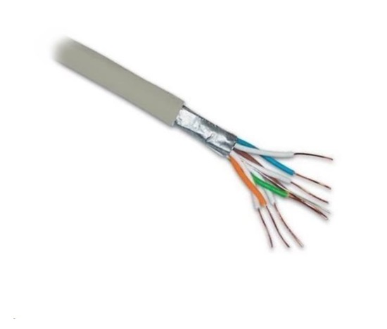 PLANET FTP Cat6,  drát, 4pár, Cat6, Dca, šedý, 305m