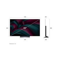 LG OLED65C54LA 65" 4K Smart TV, OLED evo, Perfect Black, webOS, AI Magic Remote, HDMI 2.1, USB, Wi-Fi, Bluetooth