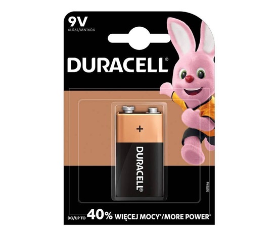 Bazar-Duracell 6LR61 Basic 9V 1604 K1(poškozený obal)