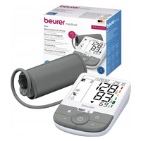 Beurer BM 53 pažní tlakoměr, detekce arytmie, paměť 2x 100 měření, univerzální manžeta 22–42 cm, podsvícený LCD displej
