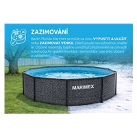 Marimex Florida bazén 3,05x0,91 m se zabudovaným skimmerem - motiv RATAN