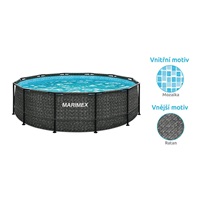 Marimex Florida bazén 3,66x0,99 m se zabudovaným skimmerem - motiv RATAN
