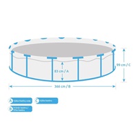 Marimex Florida bazén 3,66x0,99 m se zabudovaným skimmerem - motiv RATAN