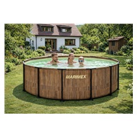 Marimex Florida bazén 4,57x1,32 m se zabudovaným skimmerem - motiv TEAK
