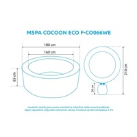 Marimex bazén vířivý MSPA Cocoon ECO F-CO066WE