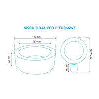 Marimex bazén vířivý MSPA Tidal ECO F-TD066WE