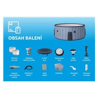 Marimex bazén vířivý MSPA Tidal ECO F-TD066WE