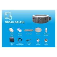 Intex Vířivý bazén Pure Spa - Bubble Greywood Deluxe NP 4