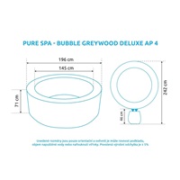 Intex Vířivý bazén Pure Spa - Bubble Greywood Deluxe NP 4