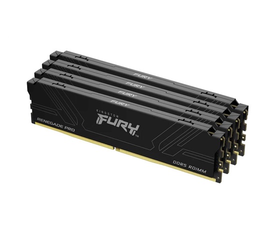 KINGSTON DIMM DDR5 64GB (Kit of 4) 7200MT/s CL38 FURY Renegade Pro Black