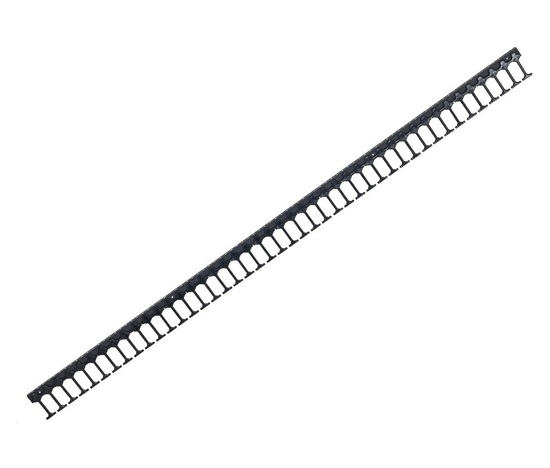TRITON vertikální vyvazovací panel 22U, jednořadý, pro rozvaděče šířky 600/800mm z řady RMA, RZA, RDA, RTA, RYA, černý