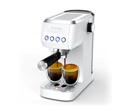 Salente Coffio, pákový kávovar, bílý