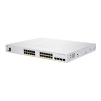 BAZAR - Cisco switch CBS350-24P-4G-EU (24xGbE,4xSFP,24xPoE+,195W,fanless) - REFRESH - Po opravě (Náhradní krabice)