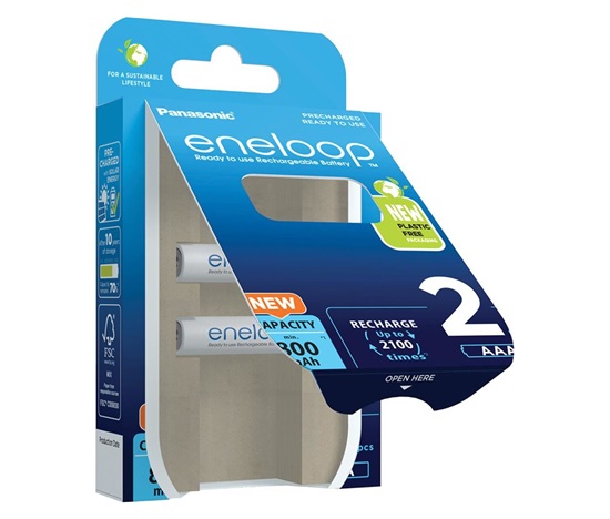 PANASONIC HR03 AAA 4MCCE/2BE ENELOOP N, 800 mAh (Blistr 2ks)