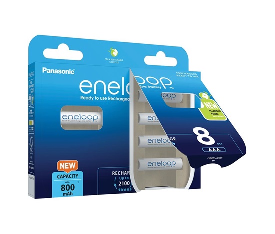 PANASONIC HR03 AAA 4MCCE/8BE ENELOOP N, 800 mAh (Blistr 8ks)