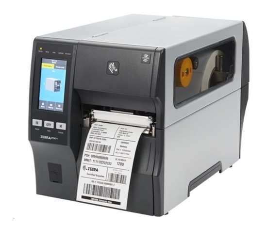 POŠKOZENÝ OBAL Zebra ZT411,průmyslová 4" tiskárna,(203 dpi),disp. (colour),RTC,EPL,ZPL,ZPLII,USB,RS232,BT (4.1),Ethernet