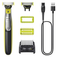 Philips OneBlade 360 QP2834/23 zastřihovač na tvář a tělo, voděodolný, 2 nástavce, akumulátorový provoz