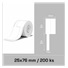 Niimbot štítky na kabely T 25x76mm 200ks Bílé pro B21, B21S, B3, B1S
