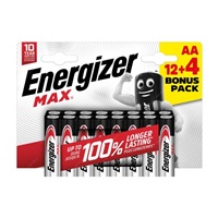 BAZAR - Energizer LR6/16 Max AA 12+4 zdarma