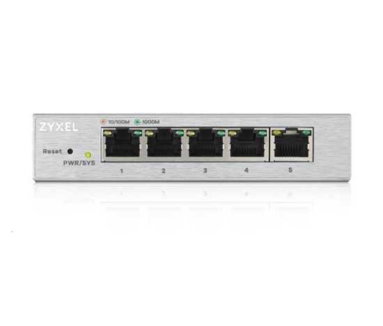 Zyxel GS1200-5 v3, 5 Port Gigabit  webmanaged Desktop Switch