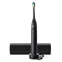 Philips Sonicare 5300 HX7101/02 sonický zubní kartáček černý, tlakový senzor, BrushSync, cestovní pouzdro