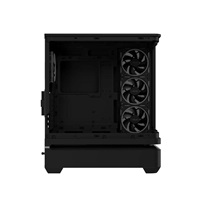 ASUS case PRIME AP304 TG ARGB BLACK, ATX, Průhledná bočnice, 4x120mm ARGB, černá