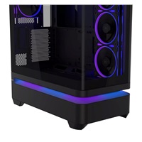 ASUS case PRIME AP304 TG ARGB BLACK, ATX, Průhledná bočnice, 4x120mm ARGB, černá