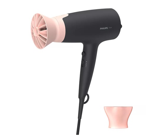 BAZAR - Philips Series 3000 BHD350/10 fén na vlasy, 2100 W, 3 nastavení teploty a rychlosti, studený vzduch - Poškozený