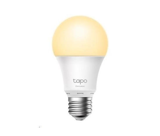 TP-Link Tapo L510E chytrá WiFi stmívatelná LED žárovka v3.50 (P/N:100001391) (bílá,2700K,806lm,2,4GHz,E27)
