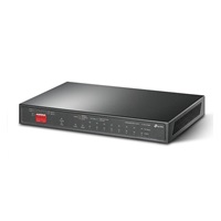 TP-Link CCTV switch TL-SG1210MP (8xGbE, 1xGbE uplink, 1xGbE/SFP combo uplink, 8x PoE+, 123W, fanless)