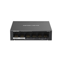 MERCUSYS switch MS106GP (6xGbE,4xPoE+,65W,fanless)