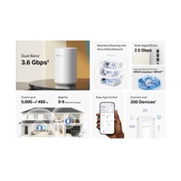 MERCUSYS Halo E27BE(2-pack) WiFi7 Mesh (BE3600,2,4GHz/5GHz,1x2,5GbELAN/WAN,2xGbELAN/WAN)