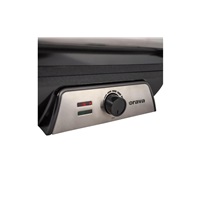 BAZAR - Orava Grillchef 4 elektrický kontaktní gril, 2000 W, regulace teploty, manuální ovládání, tepelně izolovaná ruko