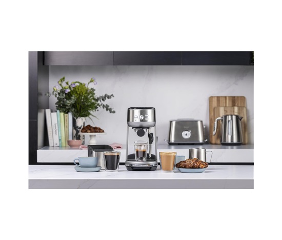 Sage SES450BSS pákové espresso stříbrné, ThermoJet, 54 mm páka, pre-infuze, parní tryska