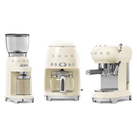 Smeg Retro Style DCF02CREU překapávač kávy béžový, 10 šálků, 1,25 l, automatický start, keep warm